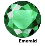 Emerald hotfix stone