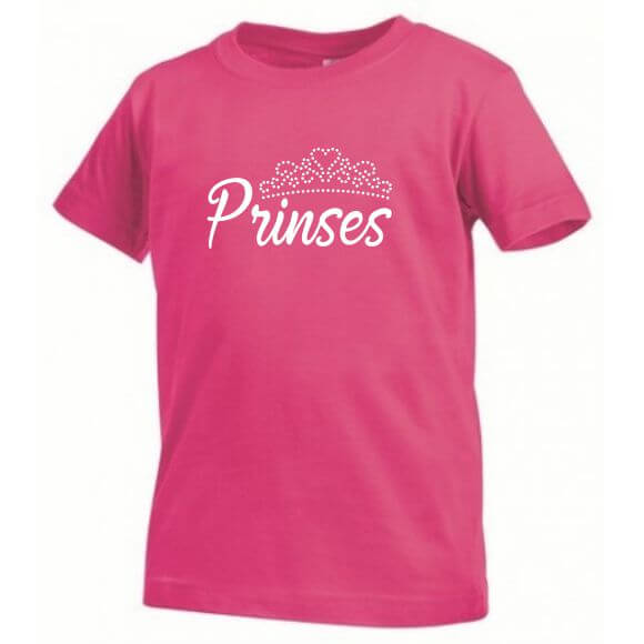 Kinder T-shirt met Tiara Prinses