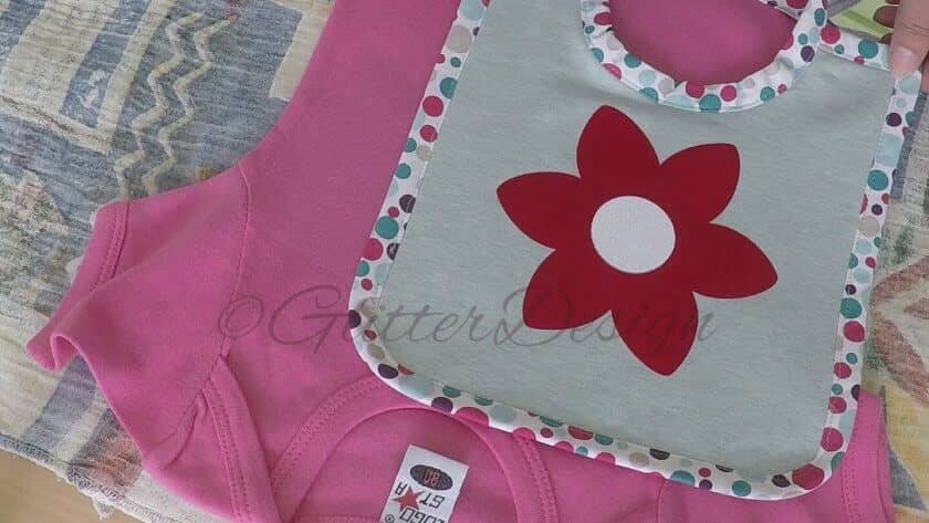 how to print baby bibs and burp cloths