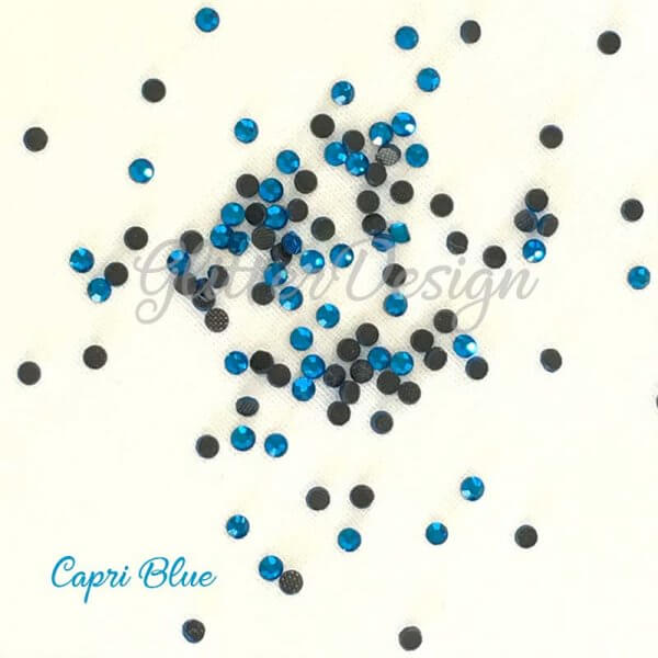 zelfklevende strass steentjes Capri Blue