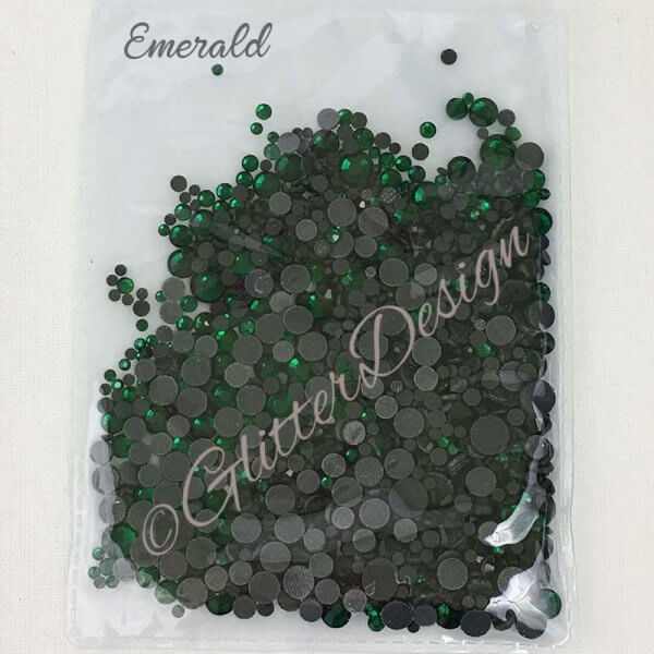 Strass steentjes Emerald