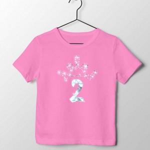 Roze Verjaardag T-shirt 2 jaar